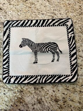 Bold Zebra Print Animal Print Tapestry Throw Pillow Cover